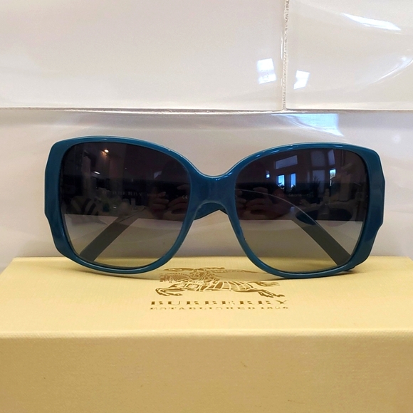 Burberry Accessories - Burberry Teal Sunglasses